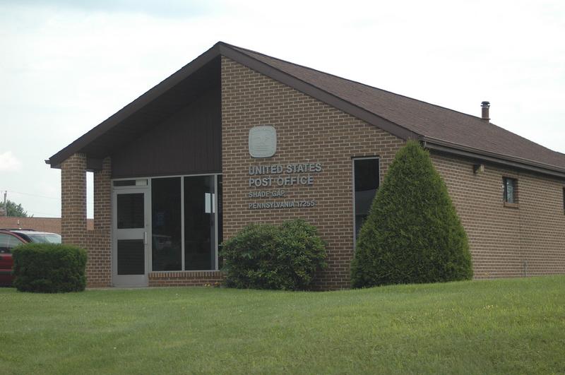 The post office in Shade Gap, Huntingdon County, Pennsylvania