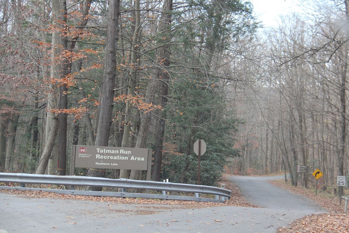Raystown Lake in late autumn, Todd township